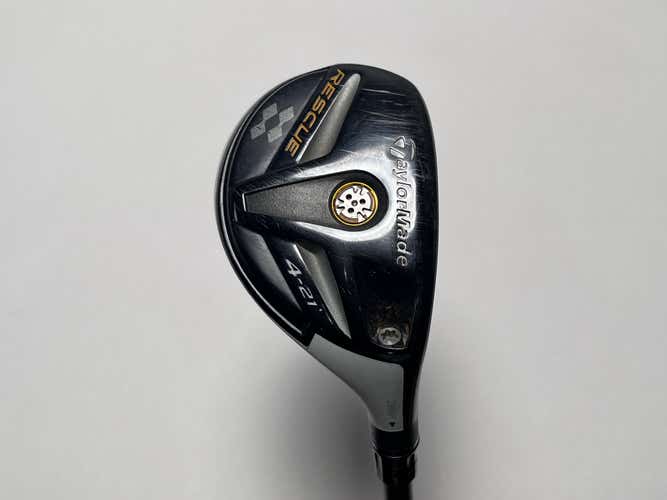 TaylorMade Rescue 11 4 Hybrid 21* Aldila RIP 65g Stiff Graphite Mens RH