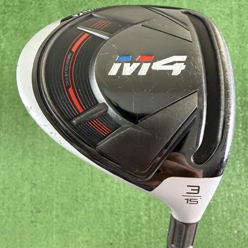 Taylormade M4 3 Fairway Wood 15 Fujikura Atmos 6S Stiff Flex Graphite 43