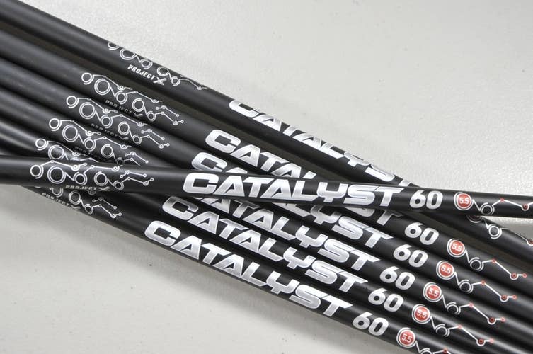 Project X Catalyst 65g 5.5 Regular Flex 7pc Iron Shaft Set .370 Graphite #216191