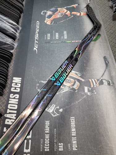 2 PACK | Custom P28 | 77 Flex NEW! Senior Bauer Vapor Flylite Left Hand Hockey Stick Pro Stock (New)