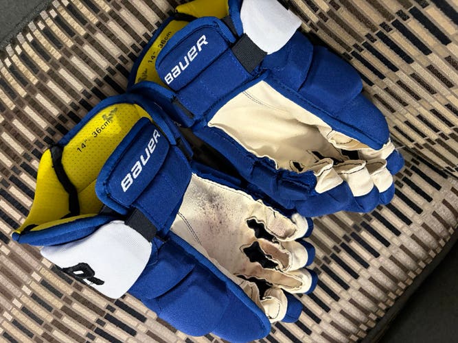 Pat Maroon Tampa Bay - Bauer Supreme 1S Gloves 14" (Used)