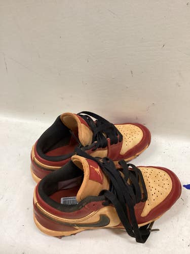 Used Nike AND1 BB CLEATS BB/SB Cleats Red And White Junior 02.5 11725-S000500890