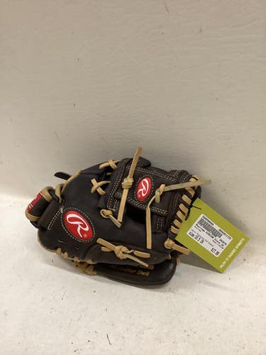 Used Rawlings H105IBR BB/SB Glove RH Throw Chocolate And Almond 10 1/2" 11725-S000500888