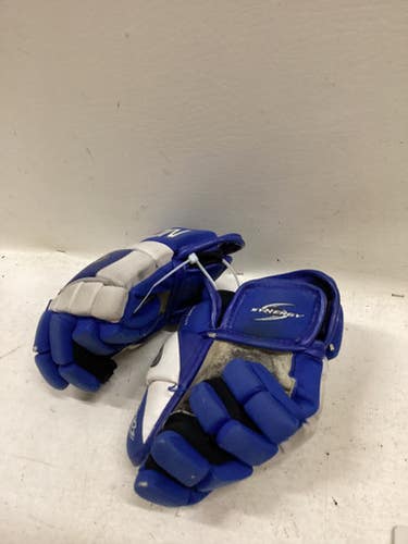 Used Easton SYNERGY Youth Gloves Royal Blue 11" 11725-S000501015