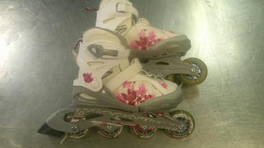 Used Bladerunner PHOENIX G ADJ 5-8 Senior Rec Fitness Skates White Adjustable 11868-S000068968
