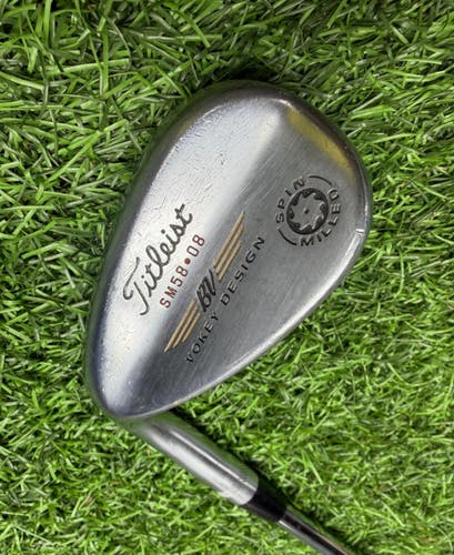 Titleist - BV - SM 5 - Vokey Spin Milled - 58/08 Wedge - Steel - Wedge Flex - LH