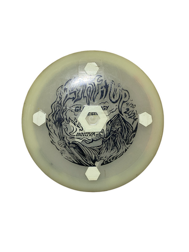 Used Innova GLOW Disc Golf Driver White 11706-S000375778