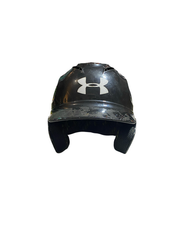 Used Under Armour BLACK HELMET Batting Helmet No Mask Black LG 11706-S000375691