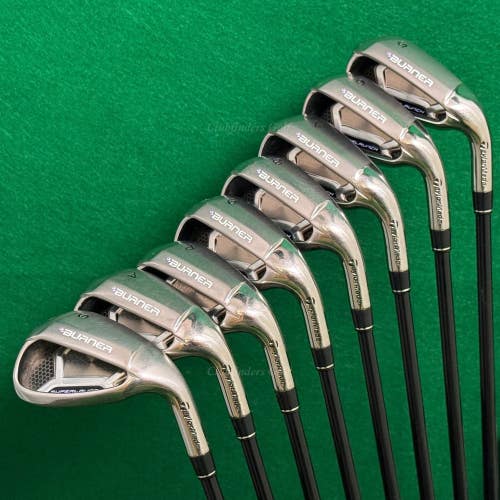 Lady TaylorMade Burner Superlaunch 5-SW Iron Set REAX 40 Graphite Ladies