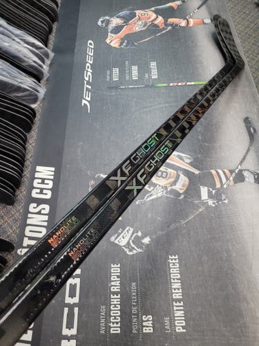 2 PACK | P29 | 75 Flex NEW! Senior CCM XF Ghost Left Hand NHL Hockey Stick Pro Stock (New)