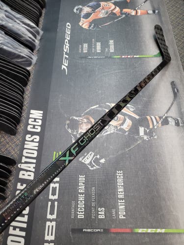 P29 | 75 Flex NEW! Senior CCM XF Ghost Left Hand NHL Hockey Stick Pro Stock (New)