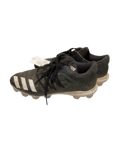 Used Adidas THREE STRIPE LIFE BB/SB Cleats Black Junior 05 11443-S000204994