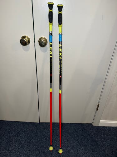 48in (120cm) Leki World Cup - GS Racing Ski Poles (Used)