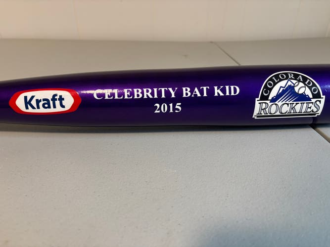 Colorado Rockies Celebrity Bat Kid Bat