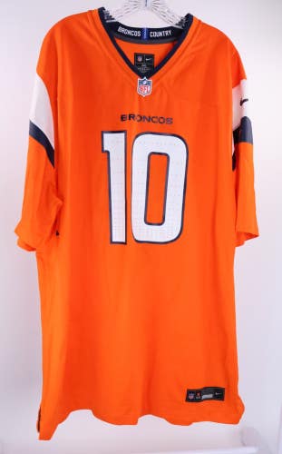Nike Denver Broncos Bo Nix #10 Orange Jersey Size XXL NWT Read