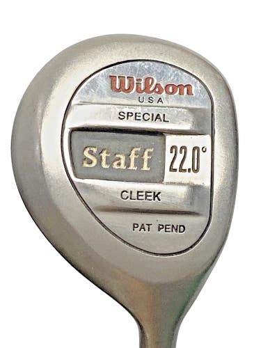 Wilson Staff Special Cleek 7 Wood 22* Firestick Stiff Graphite 42" RH Stock Grip