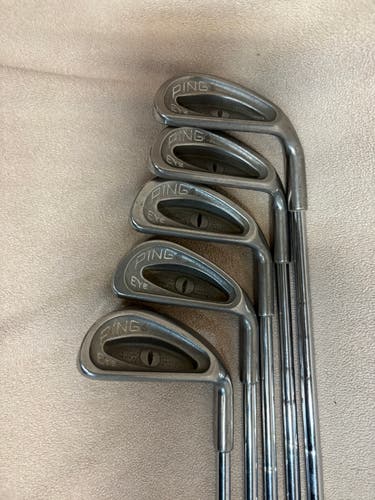 Ping Eye Right Handed Iron Set Stiff Flex 5 Pieces Steel Shaft (Used)