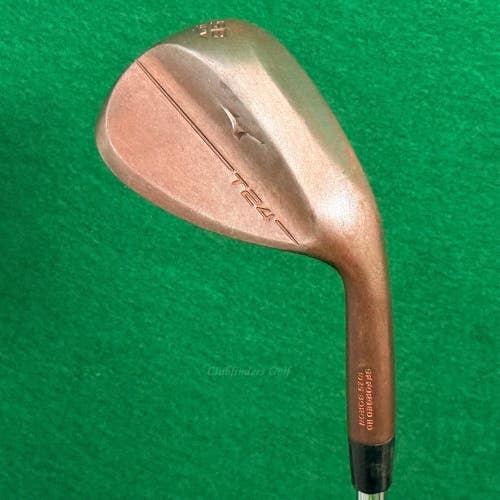Mizuno T24 Satin Raw 58-10V 58 Lob Wedge Dynamic Gold S400 TI Steel Stiff