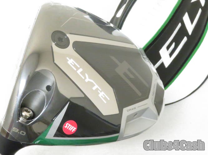 Callaway ELYTE Driver 9 Project X Denali Charcoal 50g 6.0 Stiff +Cover LEFT NEW