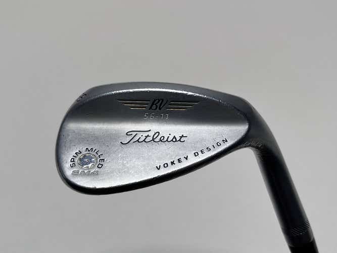 Titleist Vokey Spin Milled SM4 Chrome Sand Wedge SW 56* 11 Bounce Wedge RH