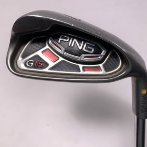 Ping G15 Single 7 Iron Yellow Dot 1.5* Up AWT Soft Regular Regular Steel Mens RH