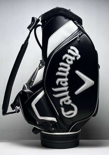 Callaway MD4 Staff Bag Black 6-Way Divide Single Strap Golf Bag