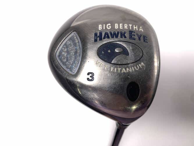 Callaway Hawkeye VFT 3 Fairway Wood 15* System 60 Regular Graphite Mens RH