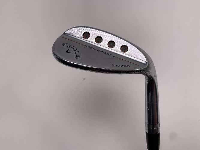 Callaway Mack Daddy 4 Chrome Lob Wedge LW 58* 10S DG S200 Tour Issue Stiff RH