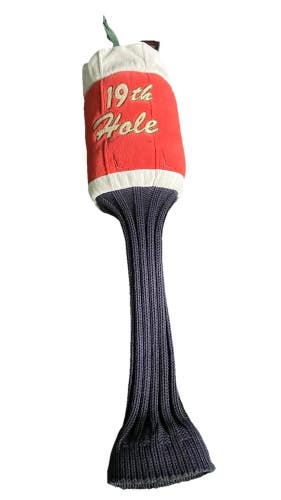 Tabasco 19th Hole Get Sauced Driver Headcover With Sock, Good Item Minor Fading