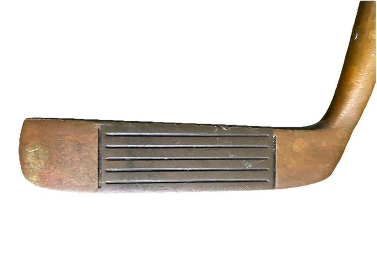 Pacer By Sounder Original Brass Napa Blade Putter 34.5" Steel RH With Label Nice