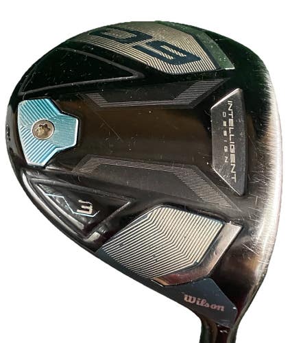 Wilson Staff D9 3 Wood 15* RH 40g Aldila Quaranta Ladies Graphite 41" New Grip