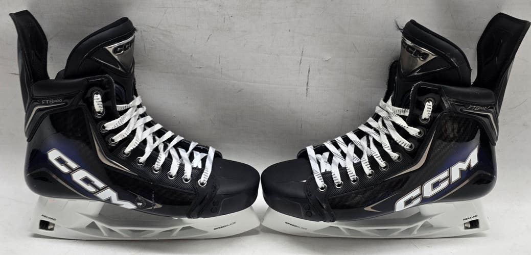 CCM Jetspeed FT8 Pro Custom Pro Stock Hockey Skates 8 Regular Used MIC (14990)