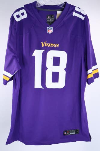 Nike Minnesota Vikings Justin Jefferson Men Medium NFL Football Jersey Nwt Read