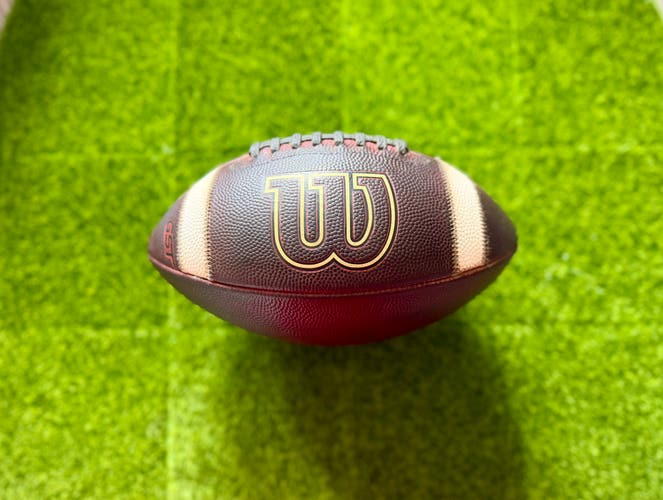 Wilson GST TDJ - Leather Football - Fully Prepped - Game Ready