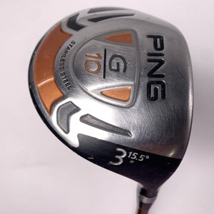 Ping G10 3 Fairway Wood 15.5* TFC 129 F Stiff Graphite Mens RH