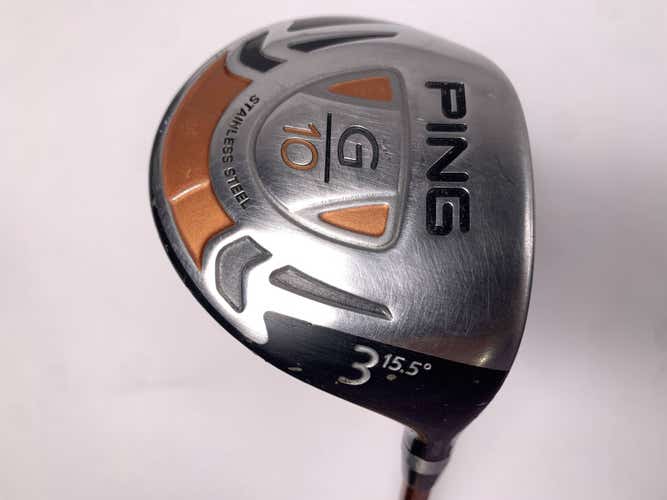Ping G10 3 Fairway Wood 15.5* TFC 129 F Stiff Graphite Mens RH