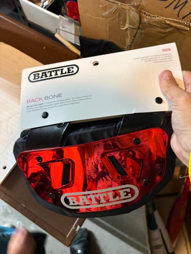 Youth Battle (New) back plate red