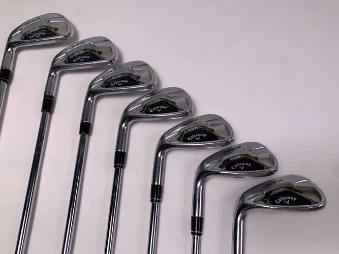 LEFTY Callaway Apex DCB 21 Iron Set 5-PW+GW Elevate ETS VSS 85g Regular LH