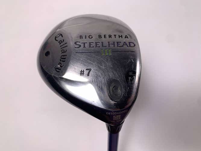 Callaway Steelhead III 7 Fairway Wood 21* System III Ladies Graphite Womens RH