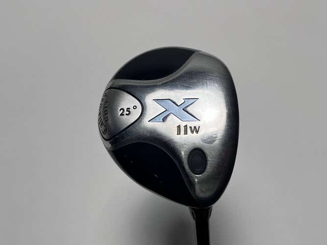 Callaway X 11 Fairway Wood 25* Fujikura 55g Ladies Graphite Womens RH