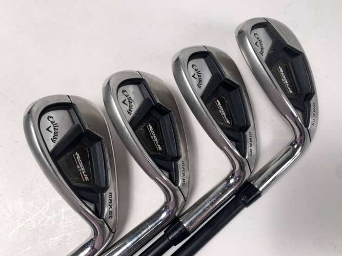 Callaway Rogue ST Max OS Iron Set 9-PW+GW+SW Cypher Forty 4.0 40g Ladies  RH