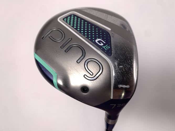 Ping G LE 7 Fairway Wood 26* TFC 80 F Lite Senior Graphite Mens RH