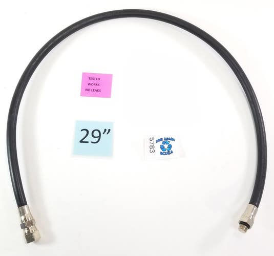 High Pressure HP Hose 29" Scuba Dive Computer SPG 3/8" Male Threads