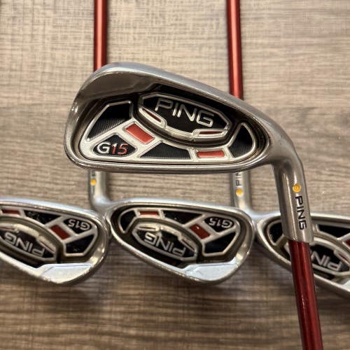 Ping G15 Iron Set 5-PW / Ping Graphite, Regular (297)