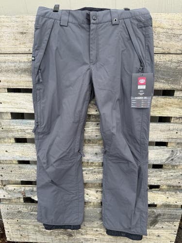 2025 Mens 686 Standard Pant Small NWT Charcoal 10k