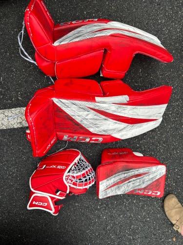 33" +2 CCM Axis XF Pro Regular Goalie Full Set (Used)
