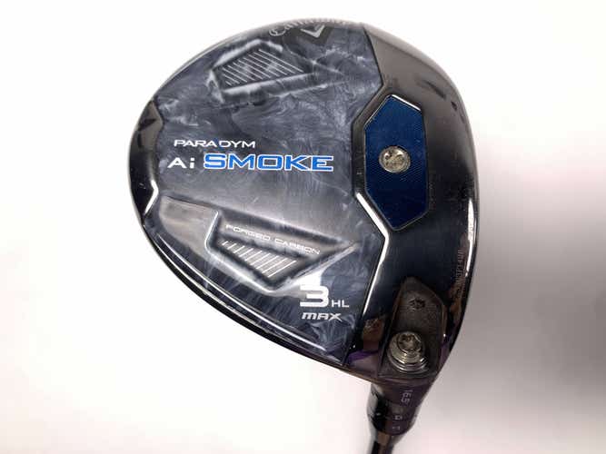 Callaway Paradym Ai Smoke Max 3HL Fairway Wood 16.5* Kai'li White 70S Stiff RH