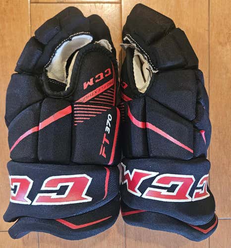 CCM JetSpeed FT370 Hockey Gloves Size Senior 14" (Used)