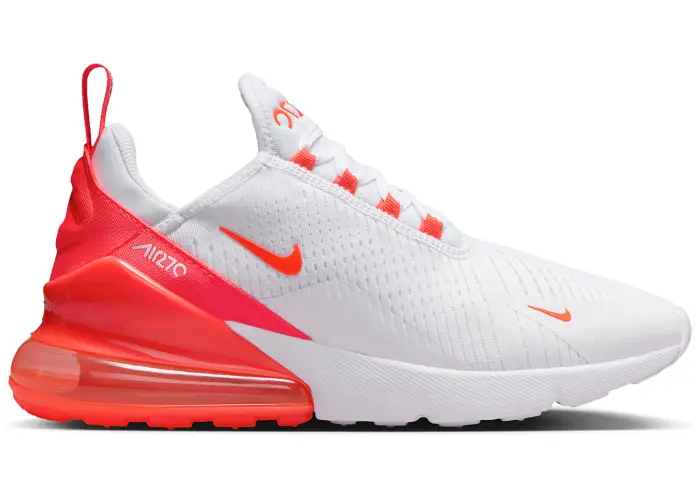 Size 7 - Nike Air Max 270 White Bright Crimson (Women's) HJ3222-102