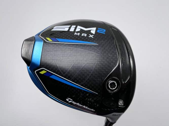 TaylorMade SIM2 MAX Driver 9* Fujikura Ventus Blue 5-S Stiff Graphite Mens RH